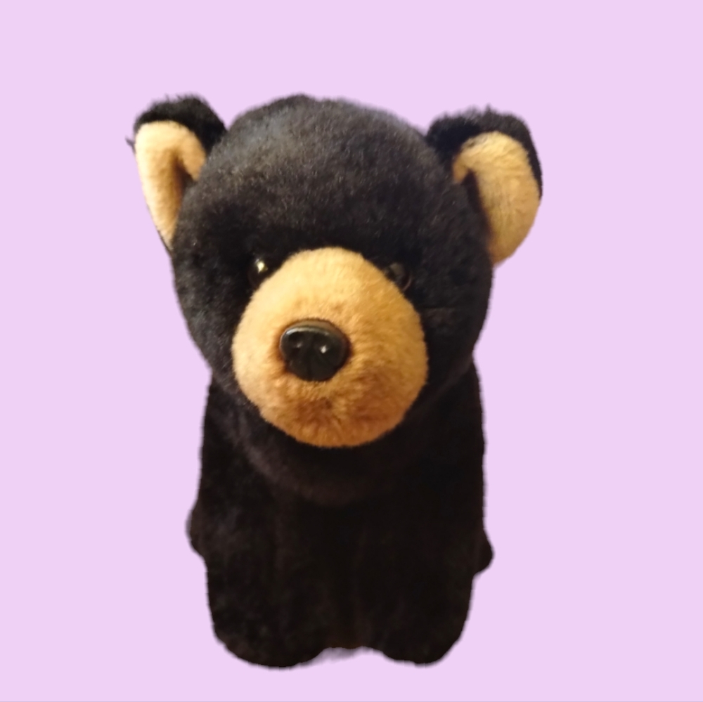 DEMDACO Nat & Jules Sitting Small Brown Bear Cub Plush Stuffed Animal 7"